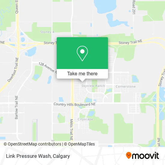 Link Pressure Wash map