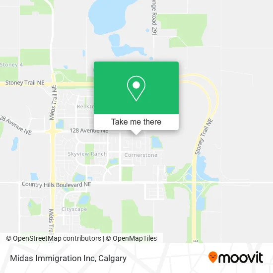 Midas Immigration Inc map