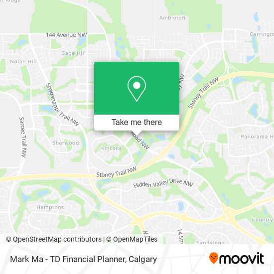 Mark Ma - TD Financial Planner map