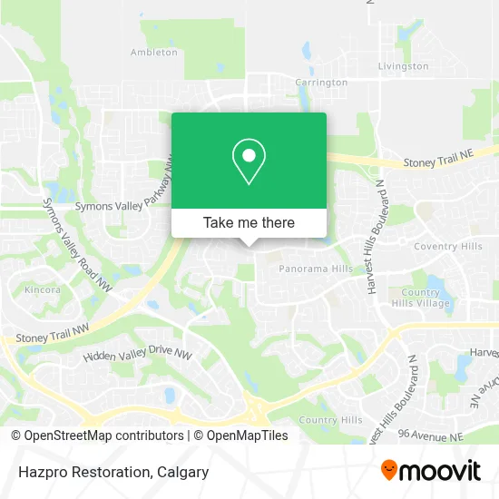 Hazpro Restoration map