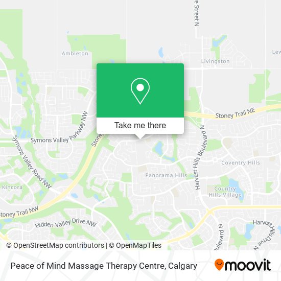 Peace of Mind Massage Therapy Centre map