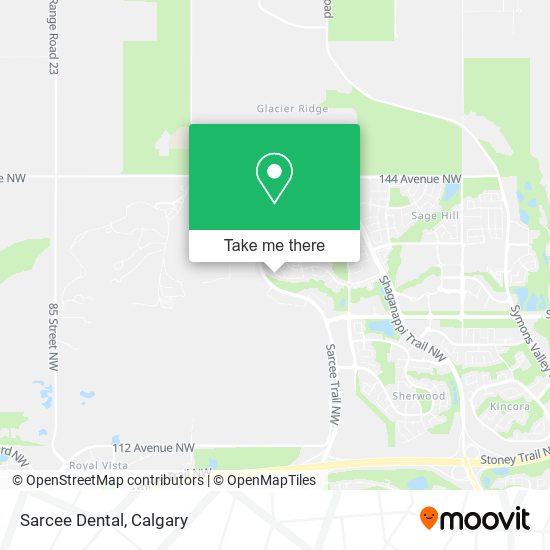 Sarcee Dental map