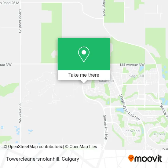 Towercleanersnolanhill map