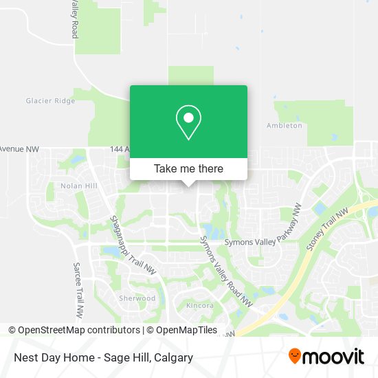 Nest Day Home - Sage Hill map