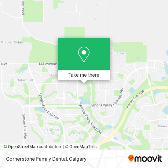 Cornerstone Family Dental map