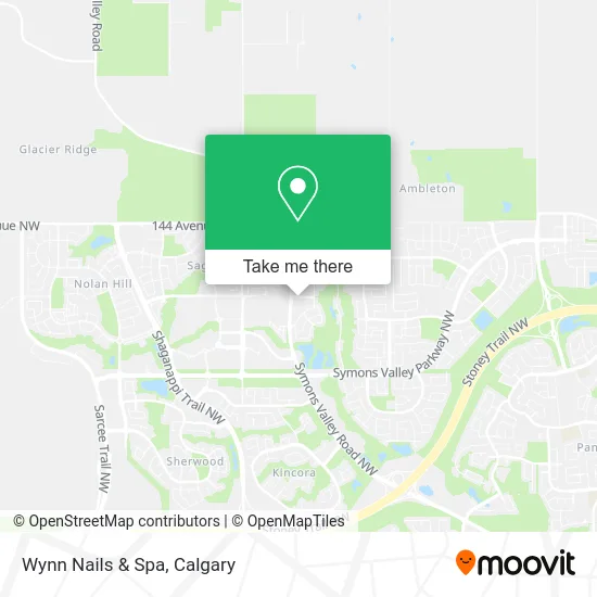 Wynn Nails & Spa map