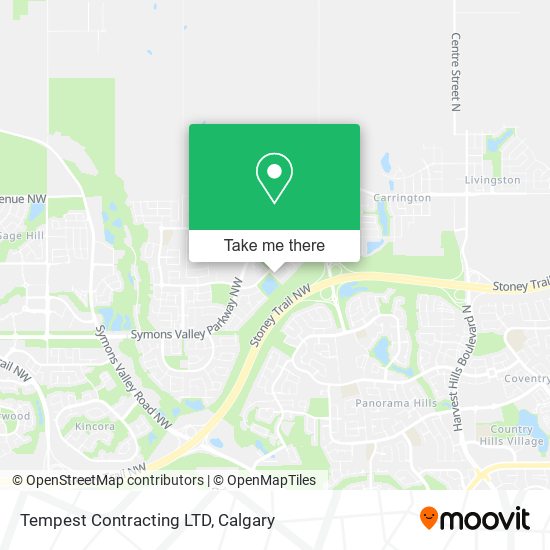Tempest Contracting LTD map