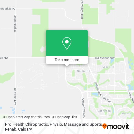 Pro Health Chiropractic, Physio, Massage and Sports Rehab map