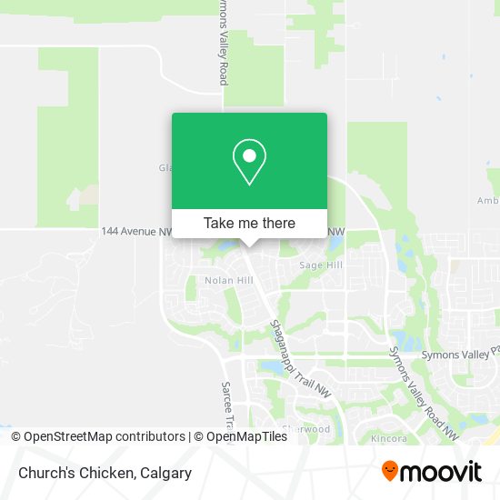 Church's Chicken map