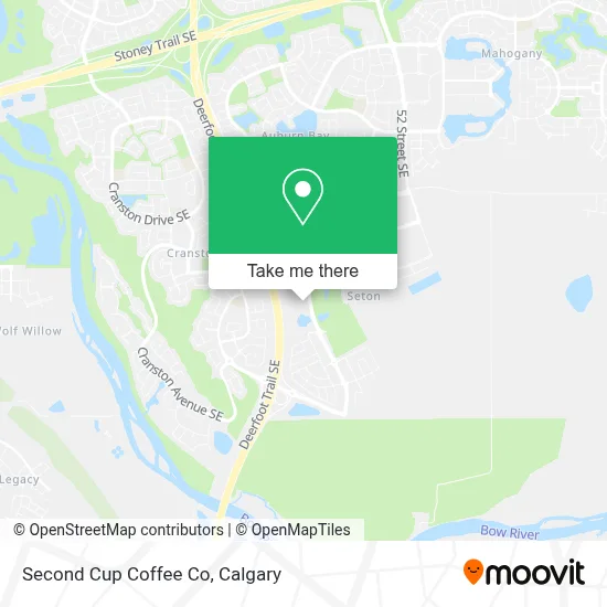 Second Cup Coffee Co map