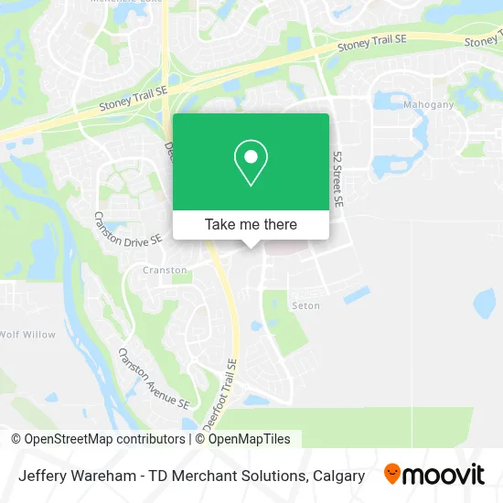 Jeffery Wareham - TD Merchant Solutions map