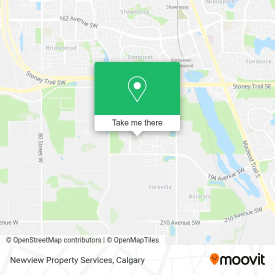 Newview Property Services map