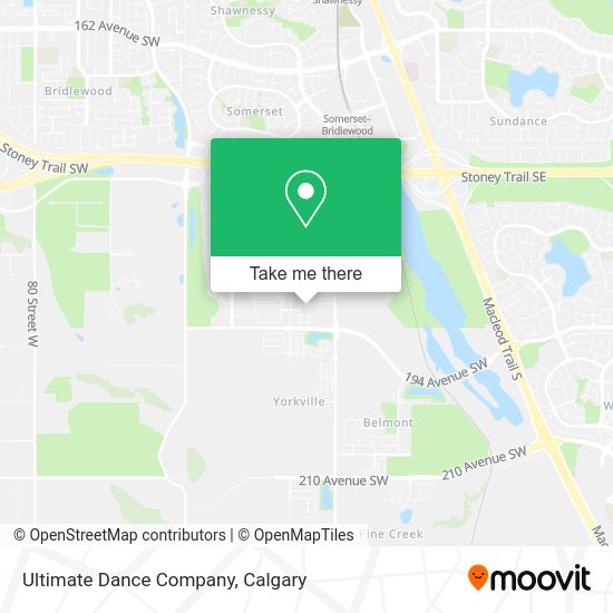 Ultimate Dance Company map