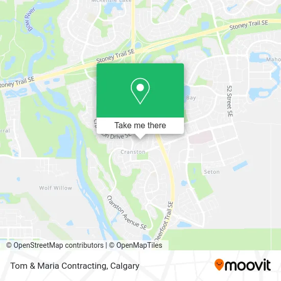 Tom & Maria Contracting map