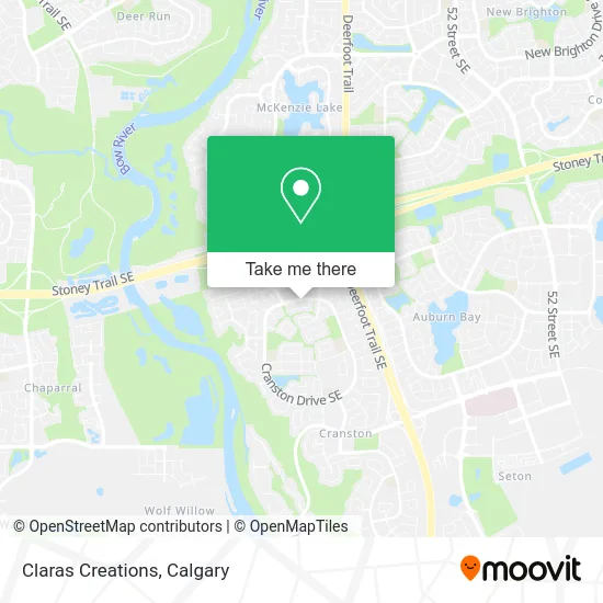 Claras Creations map