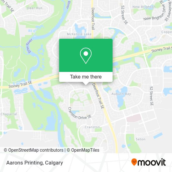 Aarons Printing map