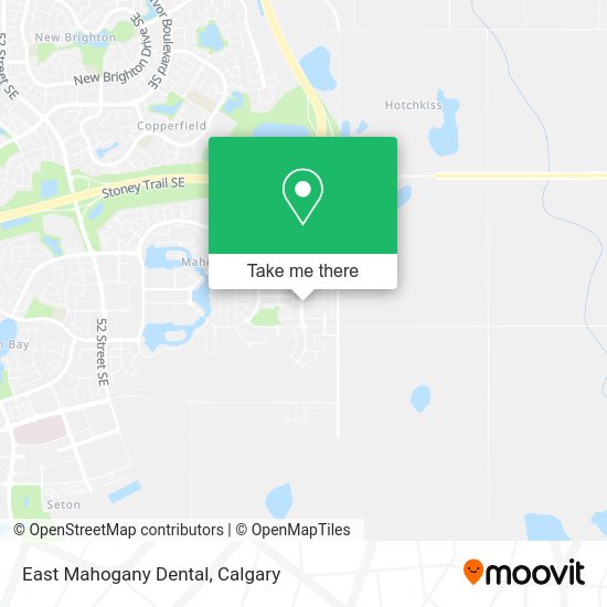 East Mahogany Dental map