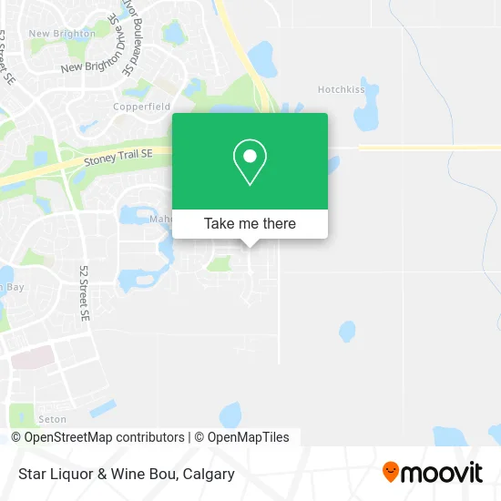 Star Liquor & Wine Bou map