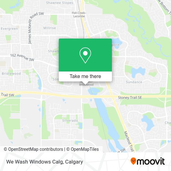 We Wash Windows Calg map