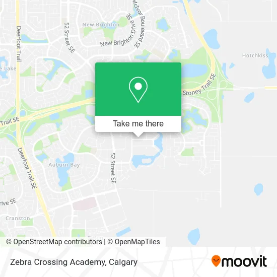 Zebra Crossing Academy map