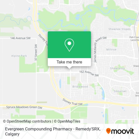 Evergreen Compounding Pharmacy - Remedy'SRX map
