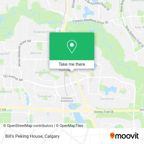Bill's Peking House map