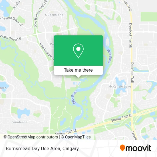 Burnsmead Day Use Area map