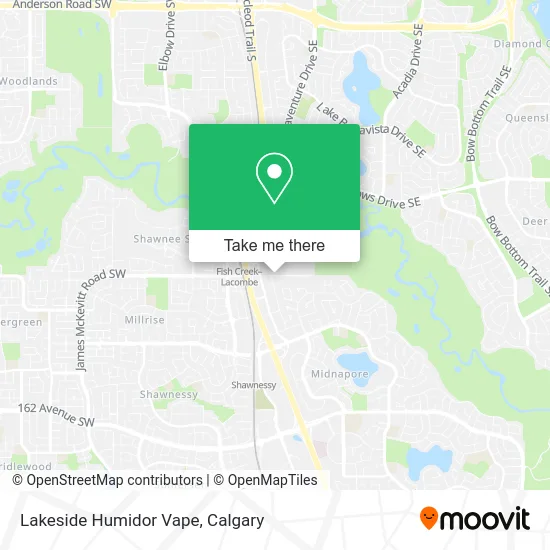 Lakeside Humidor Vape map