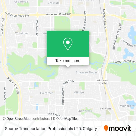 Source Transportation Professionals LTD map