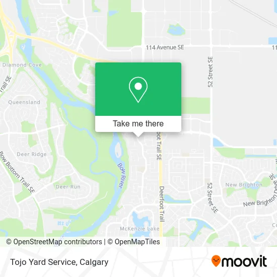 Tojo Yard Service map