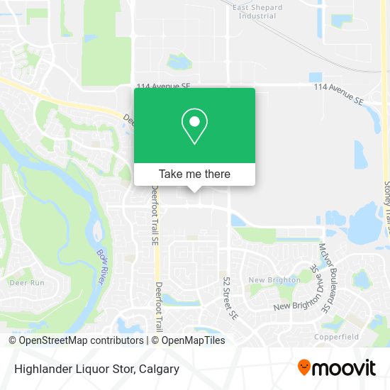 Highlander Liquor Stor map