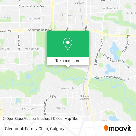 Glenbrook Family Chiro map