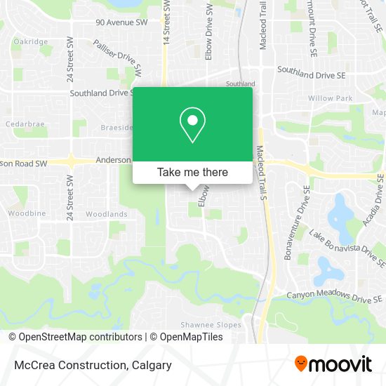 McCrea Construction map