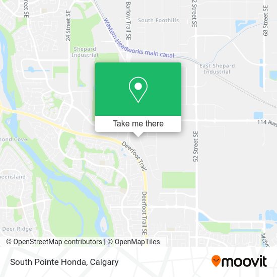 South Pointe Honda map