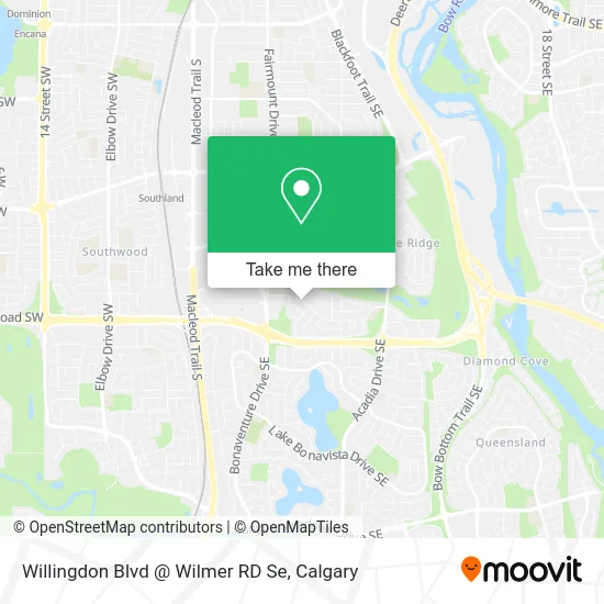 Willingdon Blvd @ Wilmer RD Se map