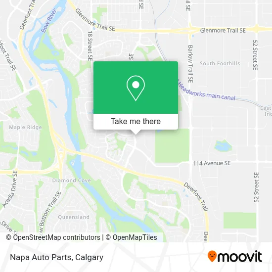 Napa Auto Parts map