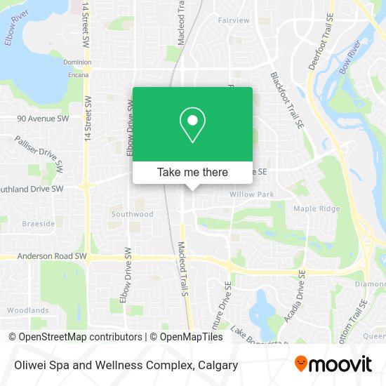 Oliwei Spa and Wellness Complex map
