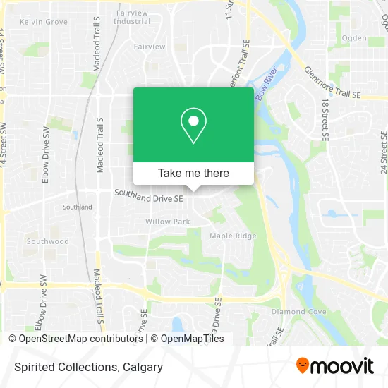 Spirited Collections map