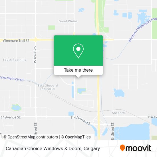 Canadian Choice Windows & Doors map
