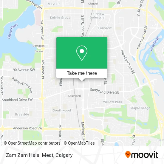 Zam Zam Halal Meat map