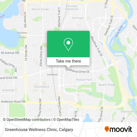 Greenhouse Wellness Clinic map