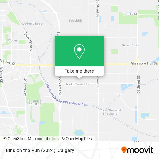 Bins on the Run (2024) map