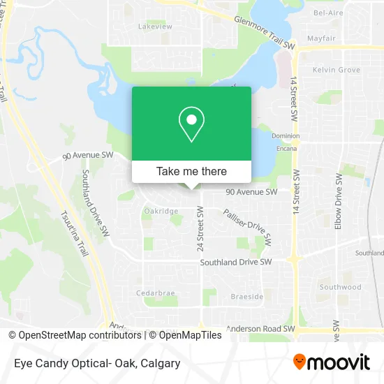 Eye Candy Optical- Oak map