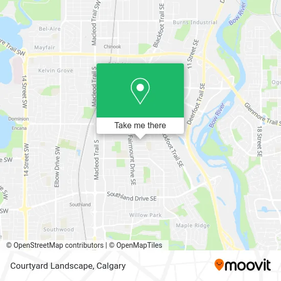 Courtyard Landscape map