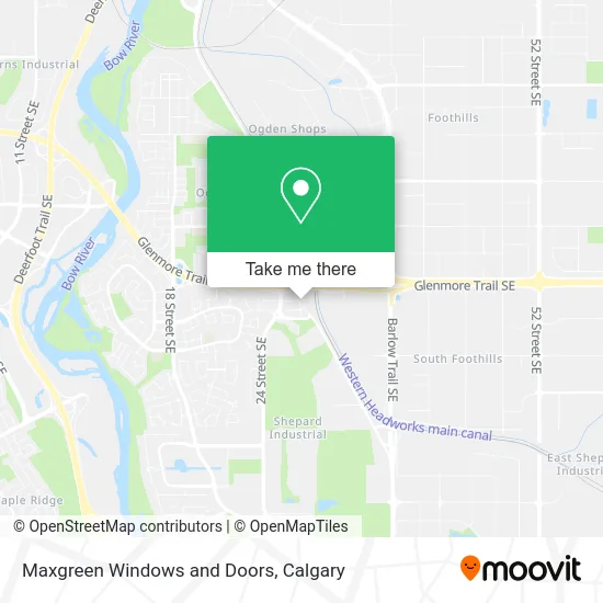 Maxgreen Windows and Doors map