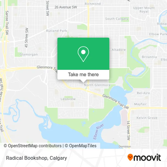 Radical Bookshop map