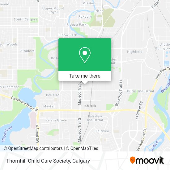 Thornhill Child Care Society map