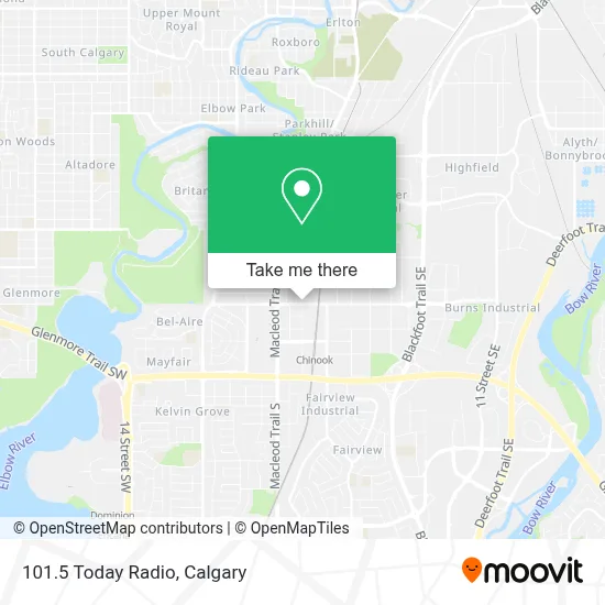 101.5 Today Radio map