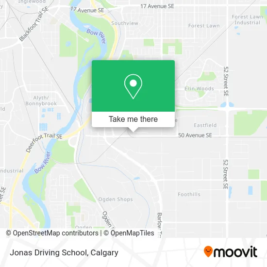 Jonas Driving School map
