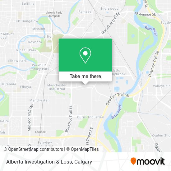 Alberta Investigation & Loss map